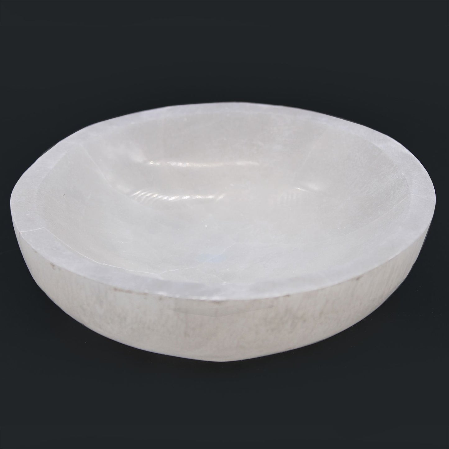 Coupe ronde en sélénite · 15cm