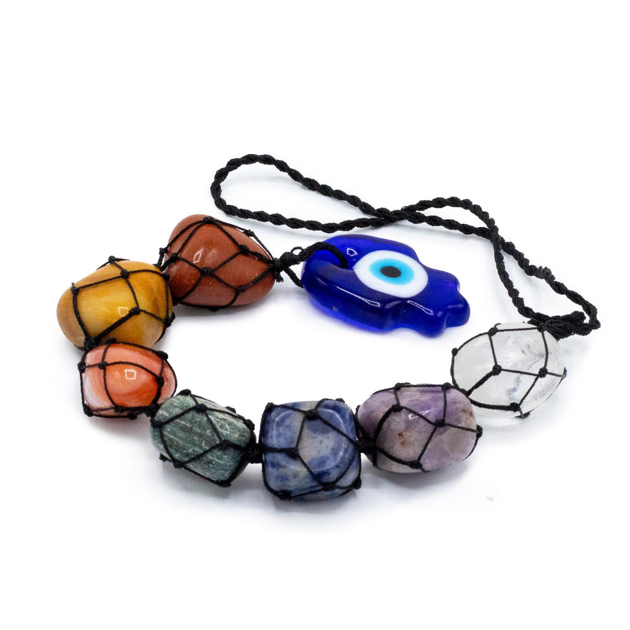 Pendentif pierre chakra — Hamsa