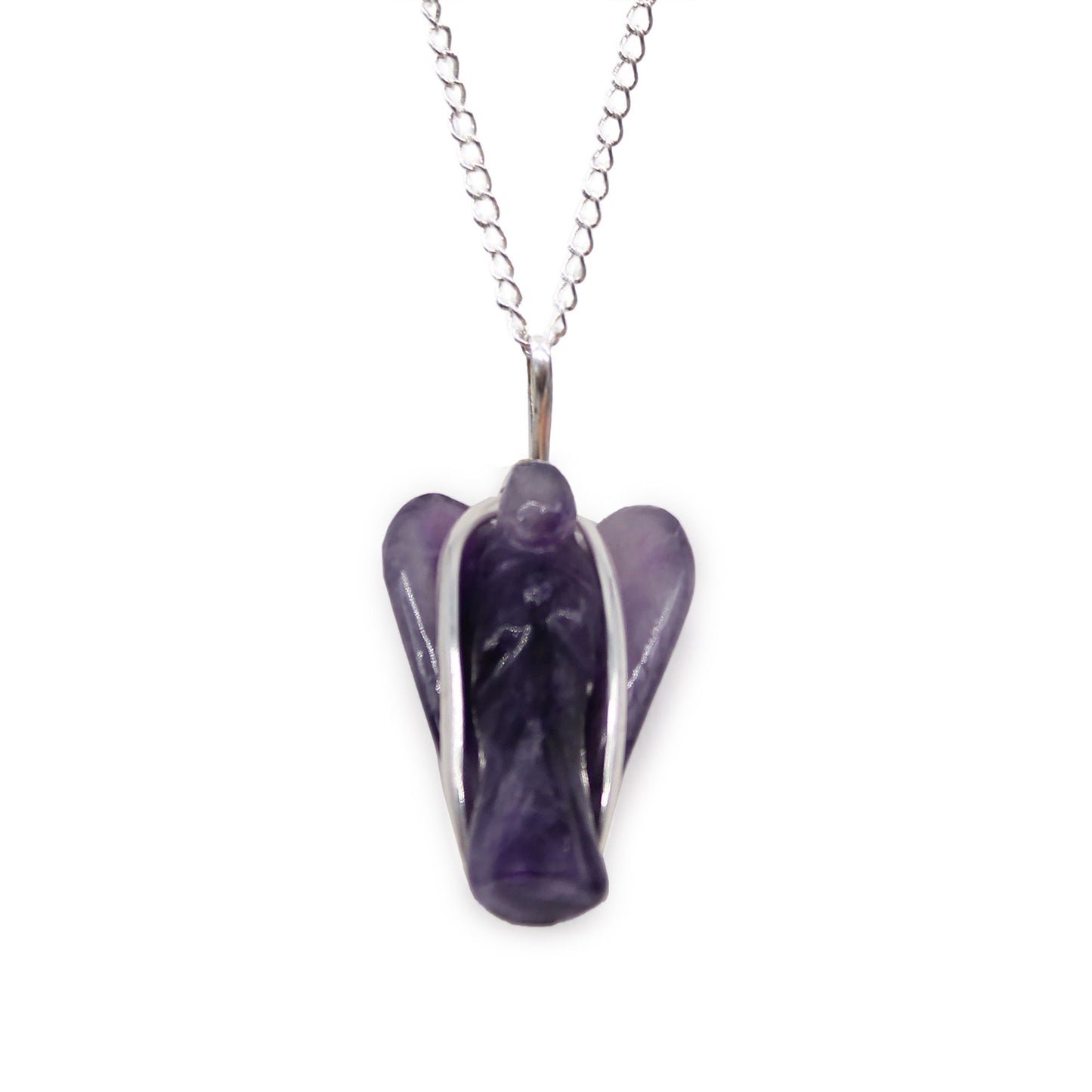 Pendentif ange gardien — Améthyste