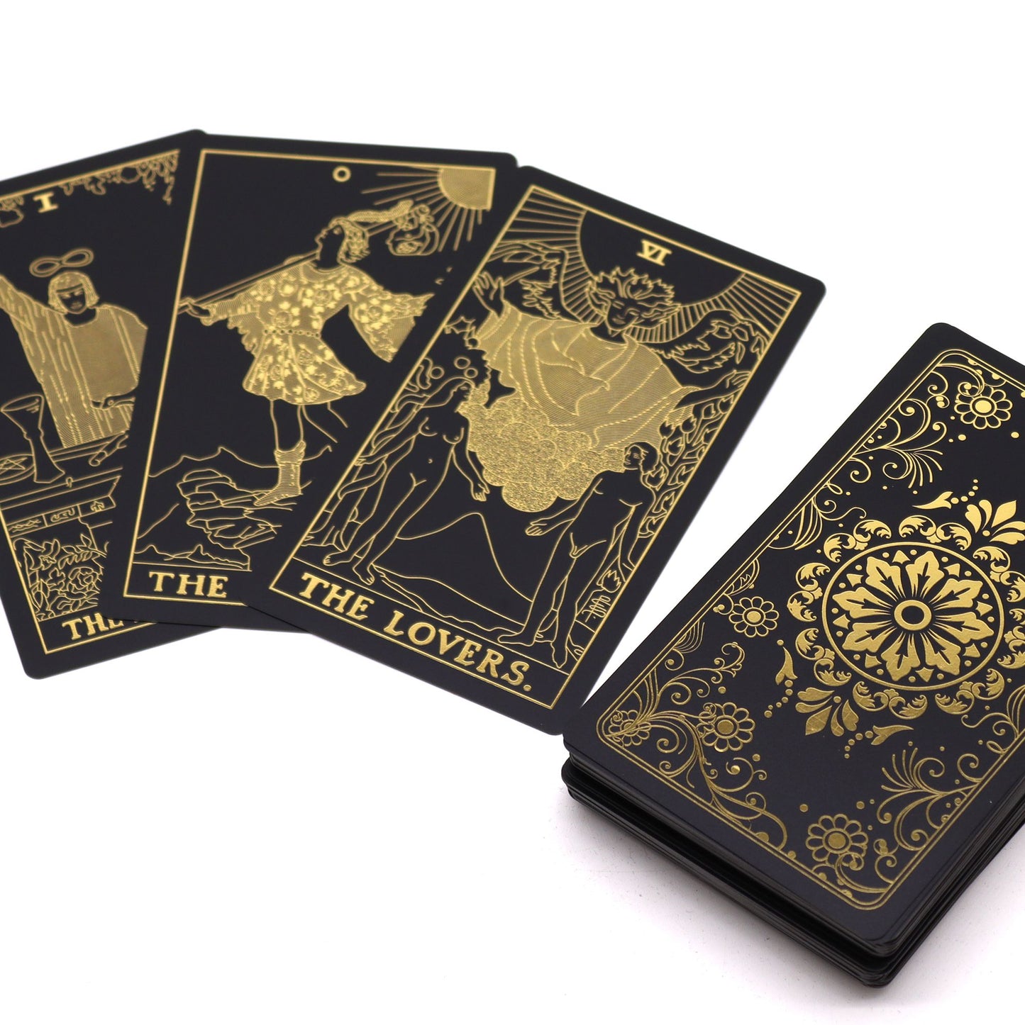 Jeu de tarot doré — Coffret cadeau