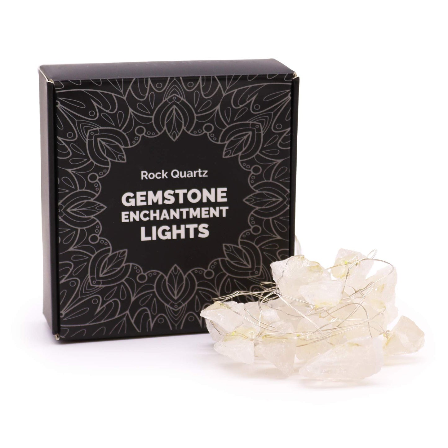 Guirlande lumineuse de gemmes — Cristal de roche
