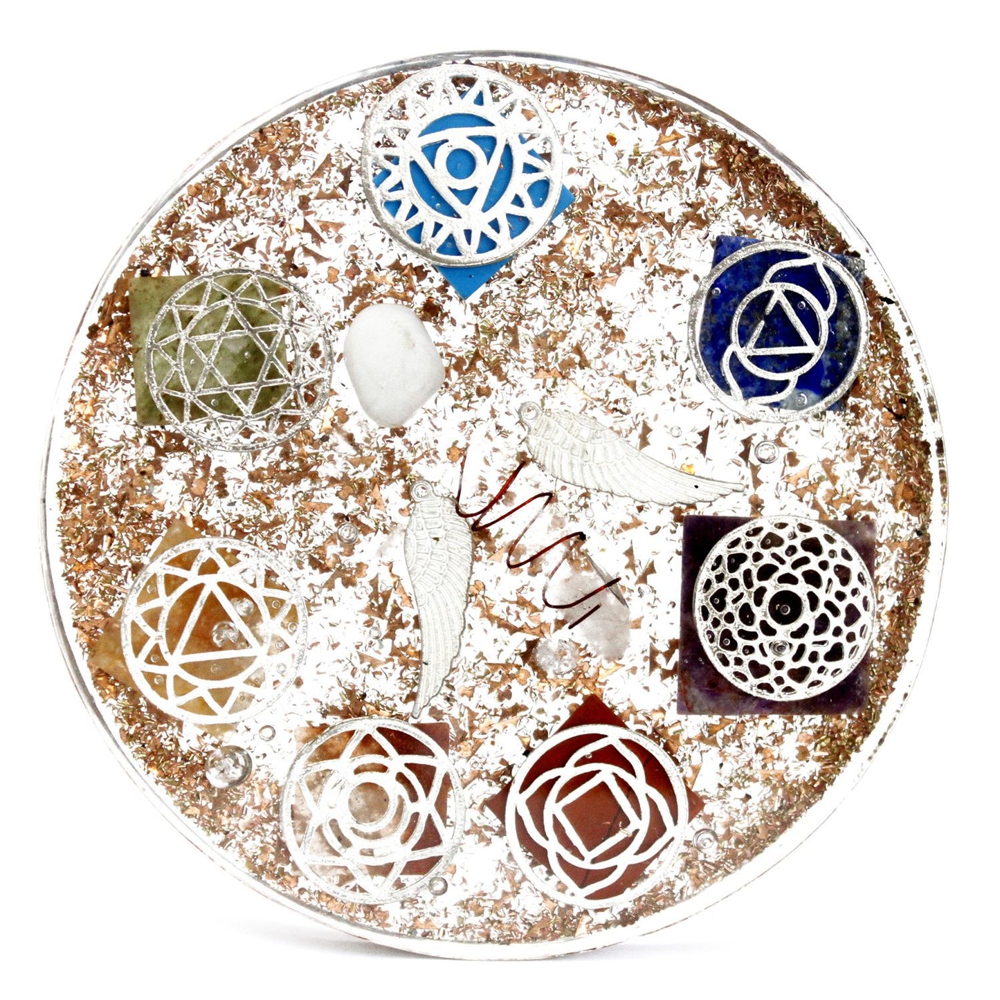 Orgonite de bureau — Ange · Grand format