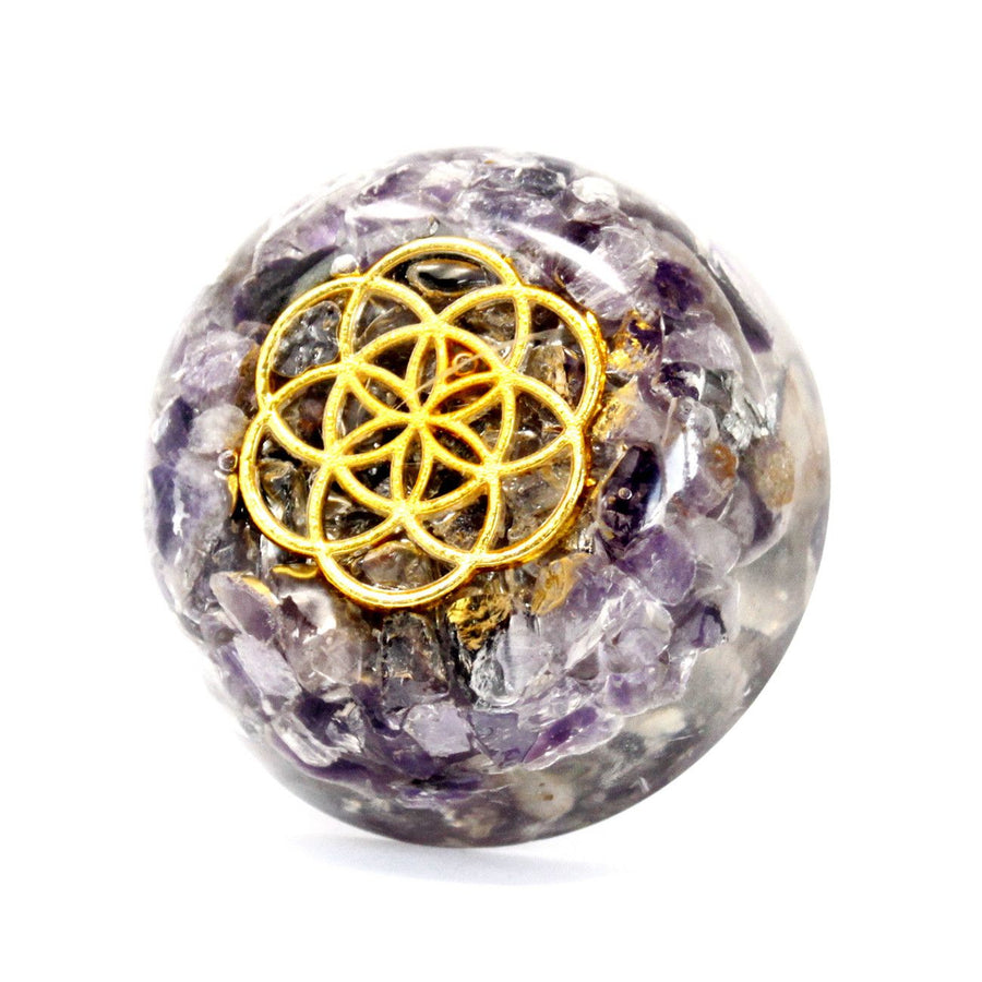 Orgonite de bureau — Améthyste