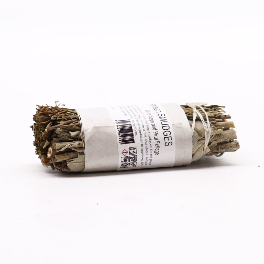 Fagot d’herbes — Sauge blanche & feuillage de pirul
