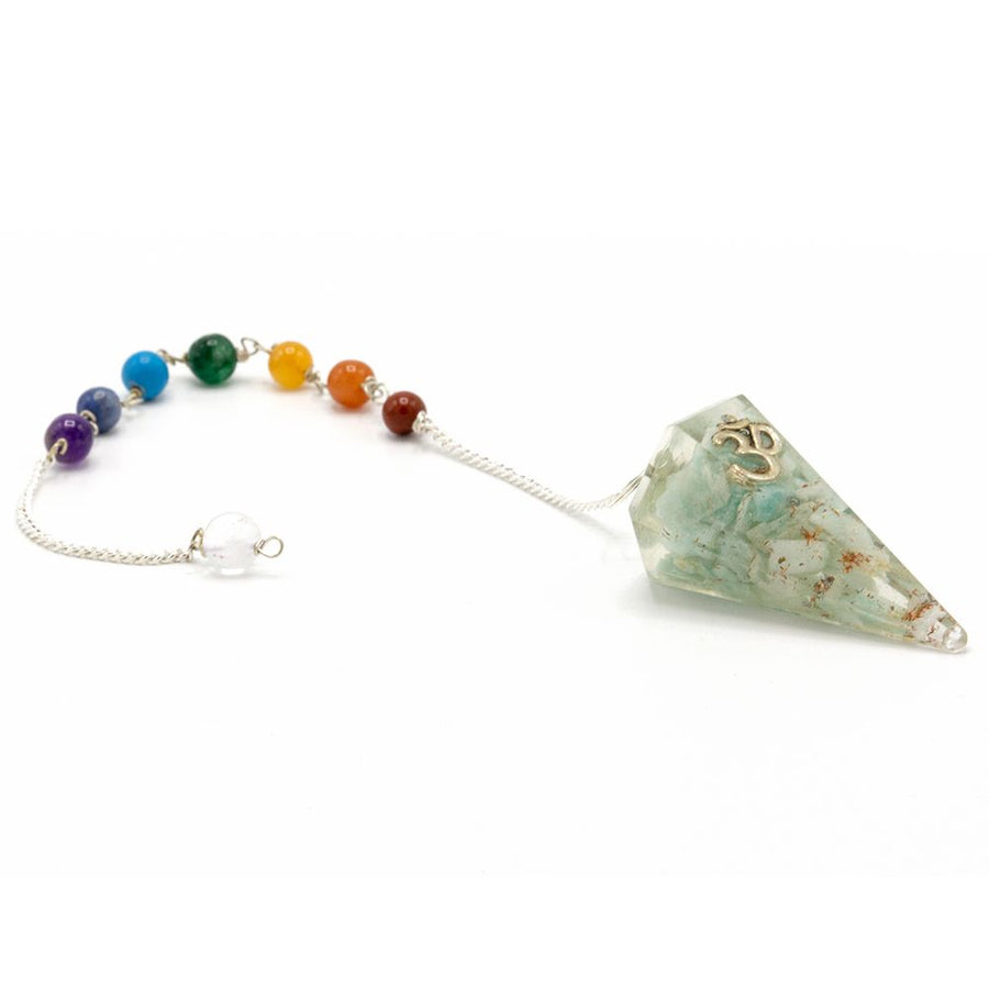 Pendule chakra d’orgonite — Om