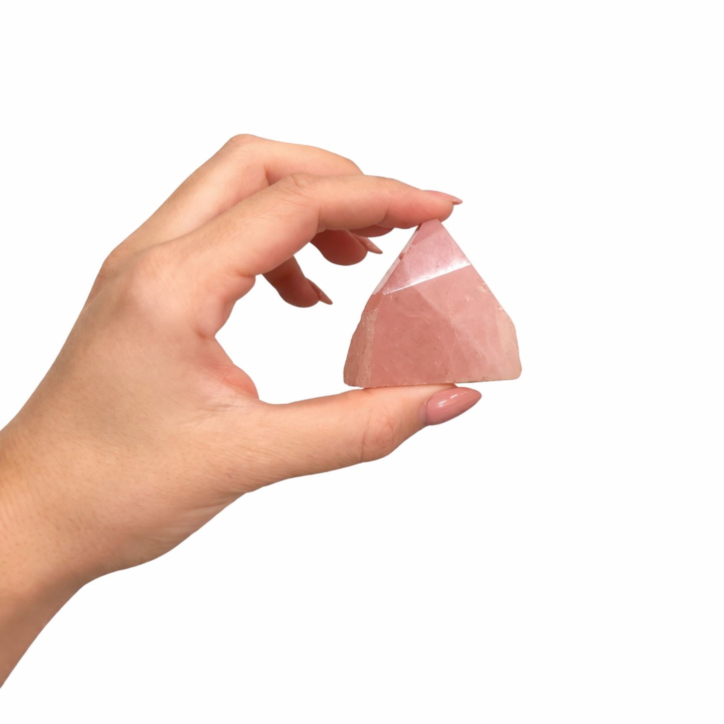 Pointe polie de qualité supérieure — Quartz rose