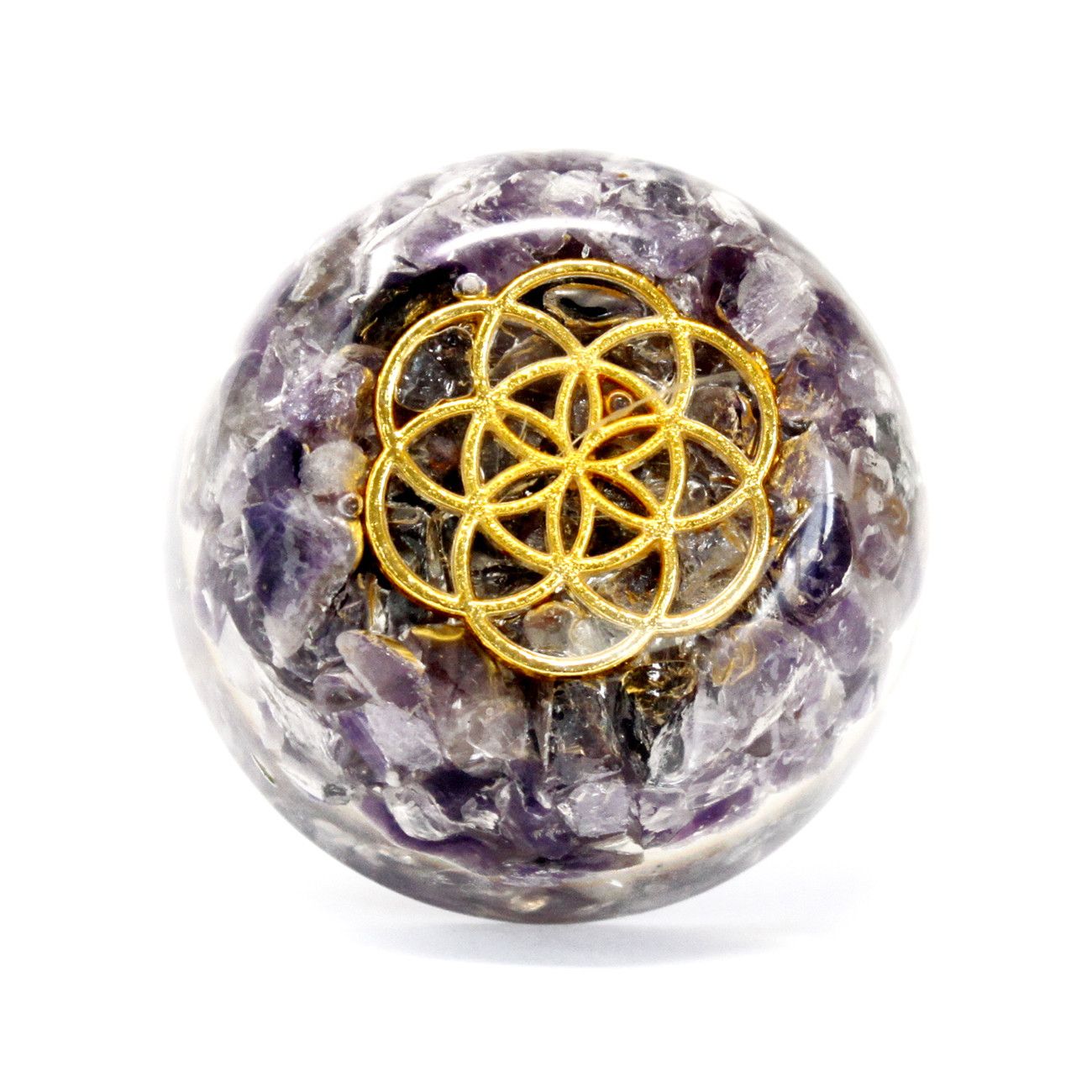 Orgonite de bureau — Améthyste