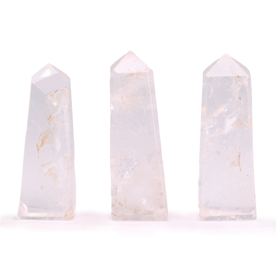 Obélisque — Cristal de roche · 5 cm