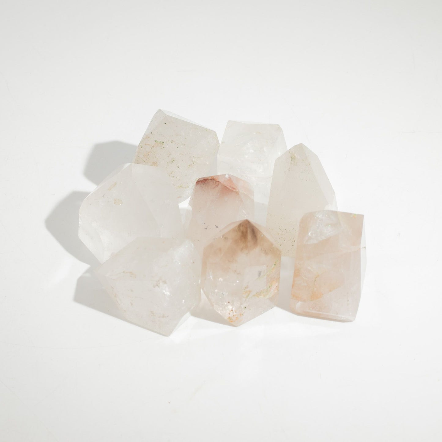 Pointe de gemme — Cristal de roche · 6 cm