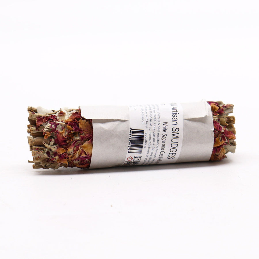 Fagot d’herbes — Sauge blanche & rose de Castille
