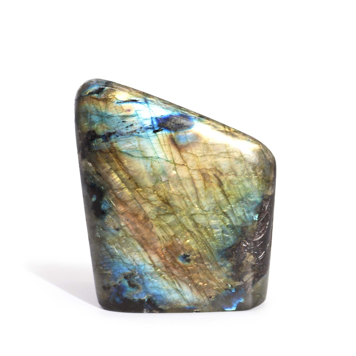 Grande pierre de labradorite de Madagascar · 80 à 110 mm