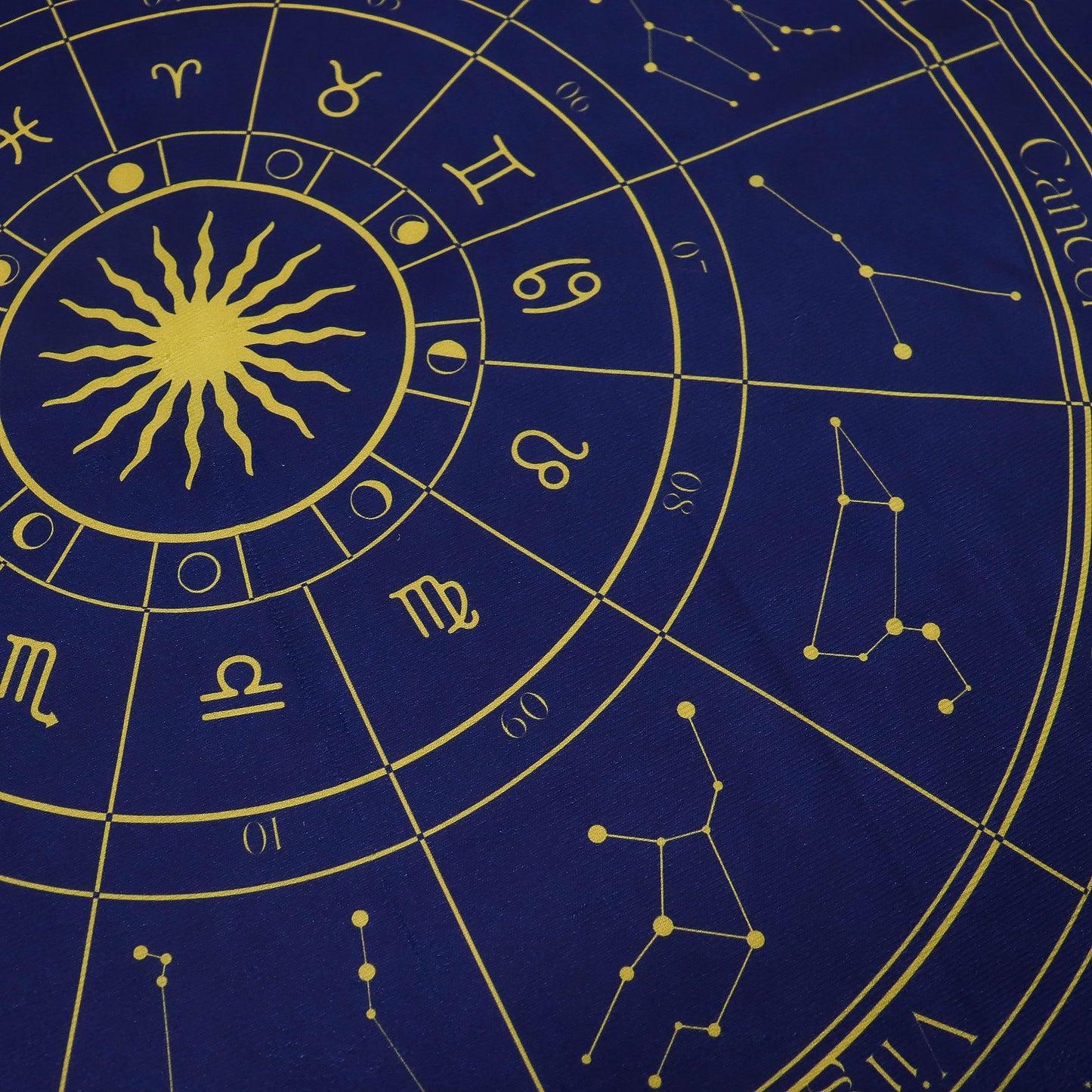 Tapis de lecture de tarot — Zodiaque