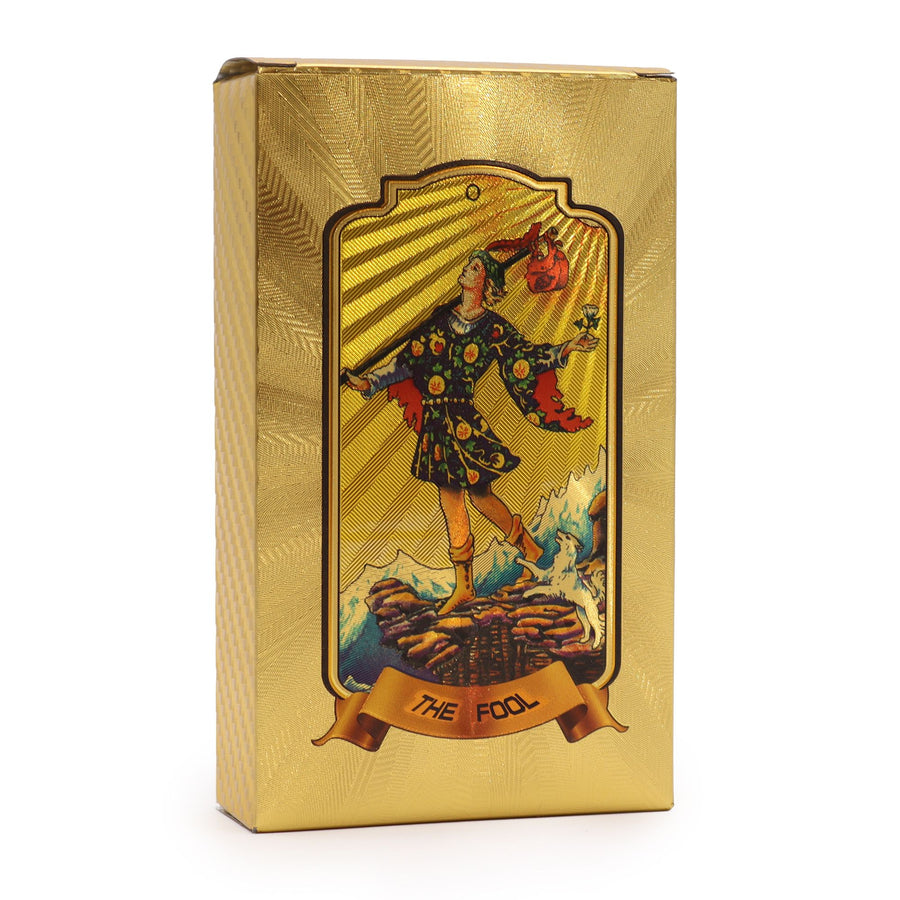 Jeu de tarot — Cartes dorées