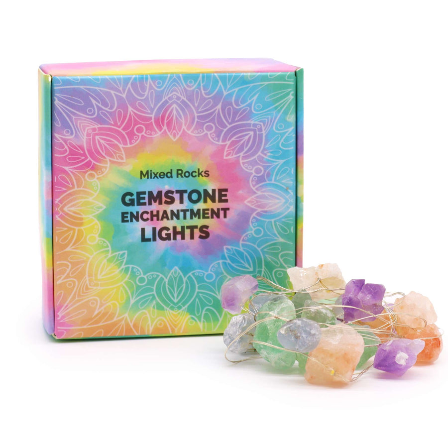 Guirlande lumineuse de gemmes — Pierres assorties