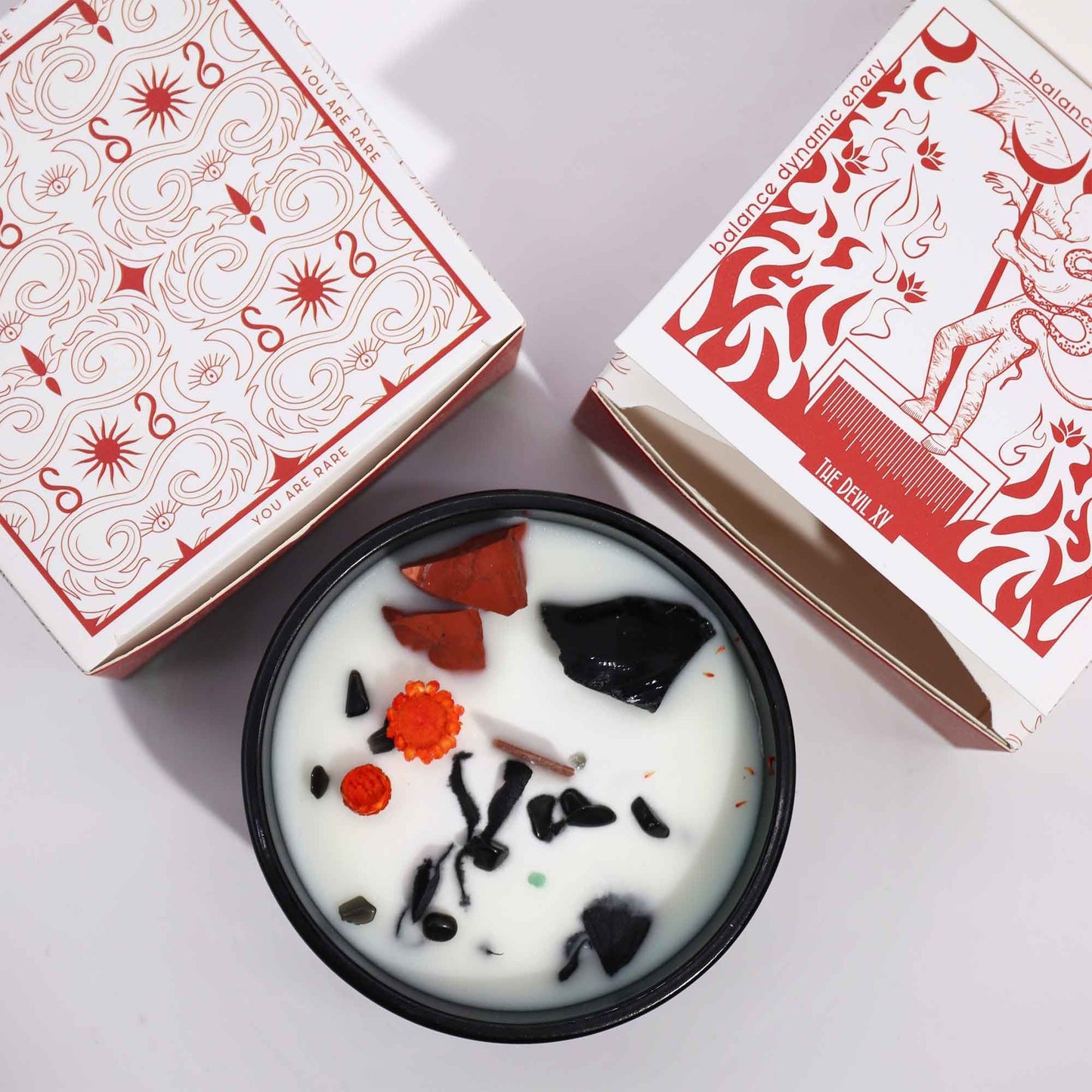 Bougie fleur magique de cristal — Le Diable