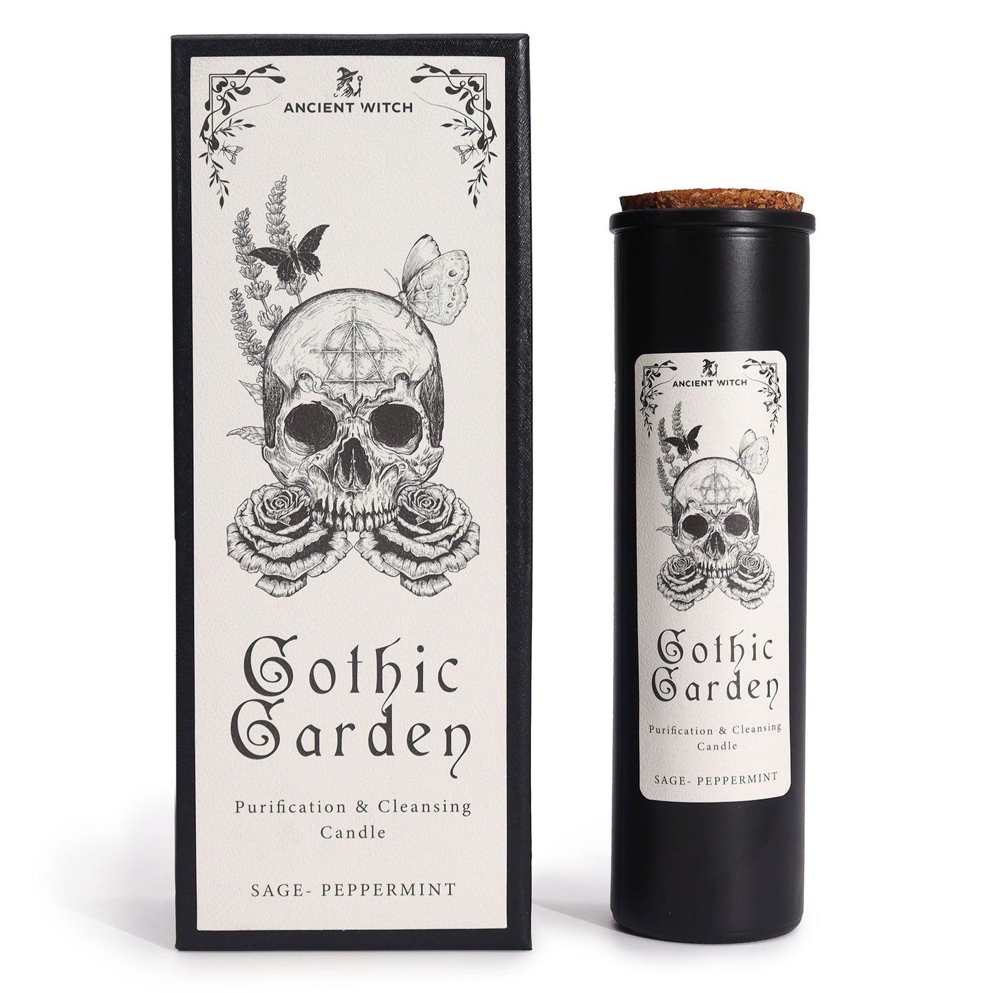 Bougies purificatrices de sorcières anciennes — Jardin gothique