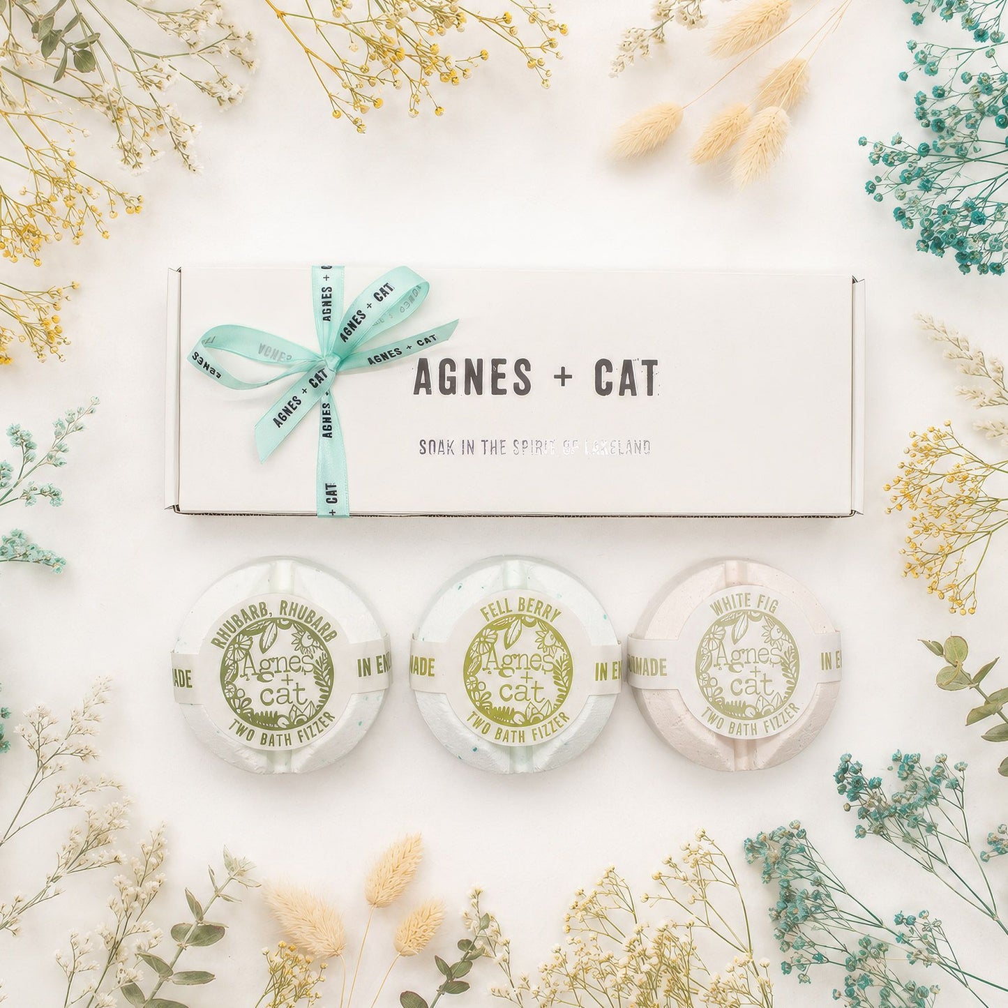 Coffret de pastilles effervescentes de bain — Fruits rouges & figue