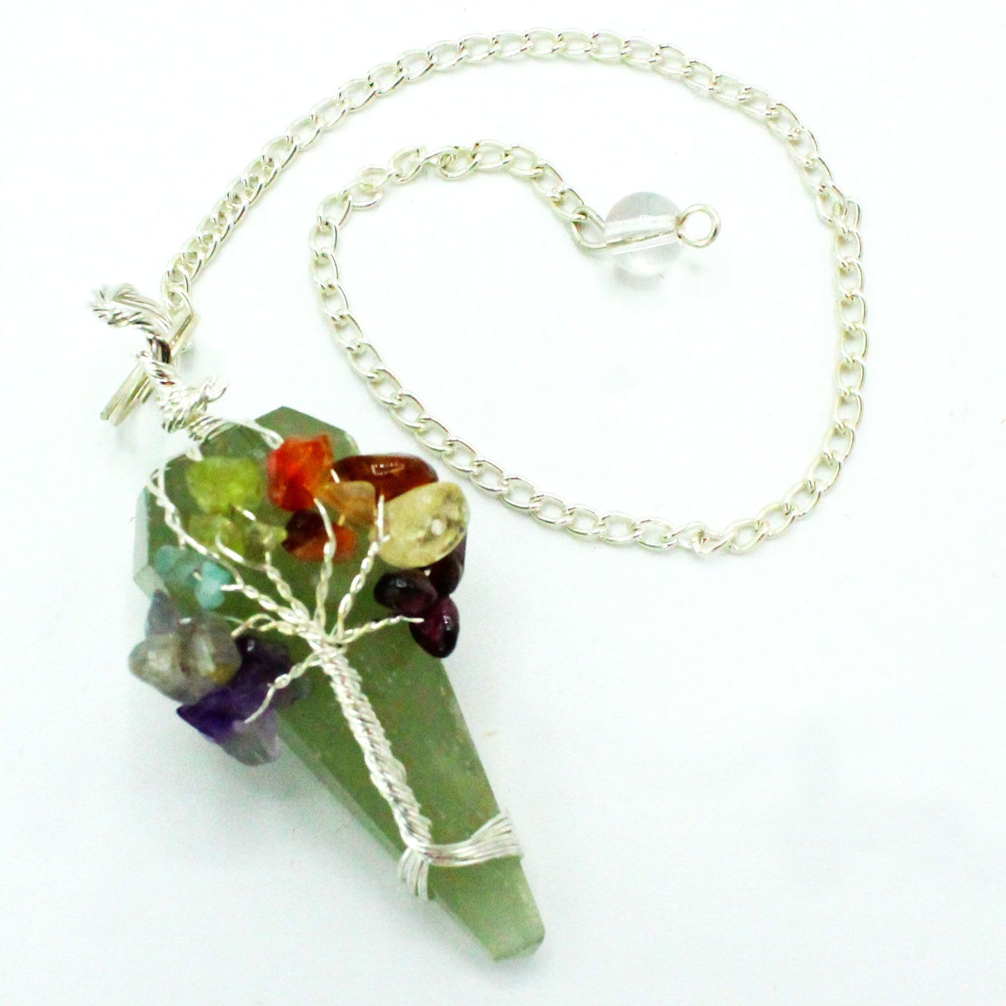 Pendule magique — Sept chakras · Aventurine