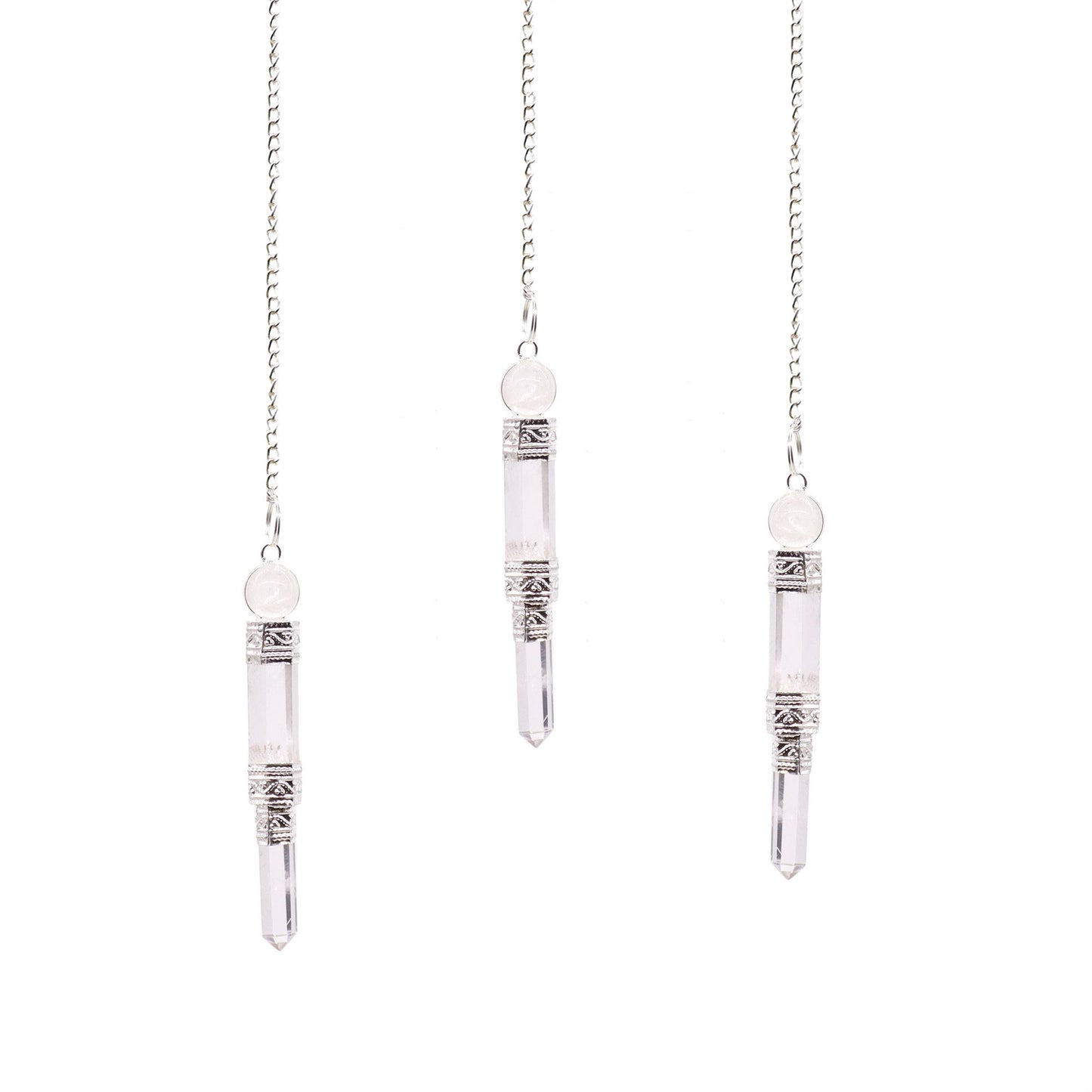 Pendule d’exception — Cristal de roche trois parties