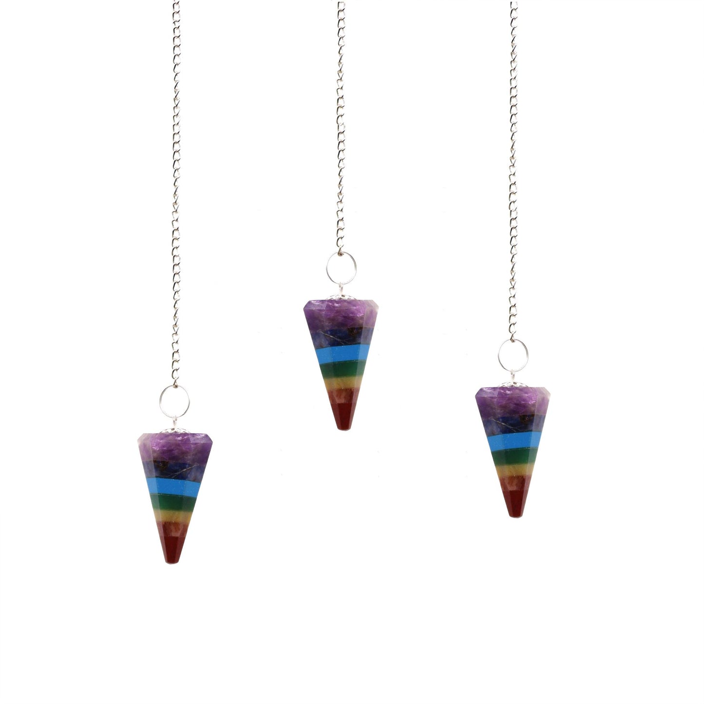 Pendule d’exception — Chakra sept pierres