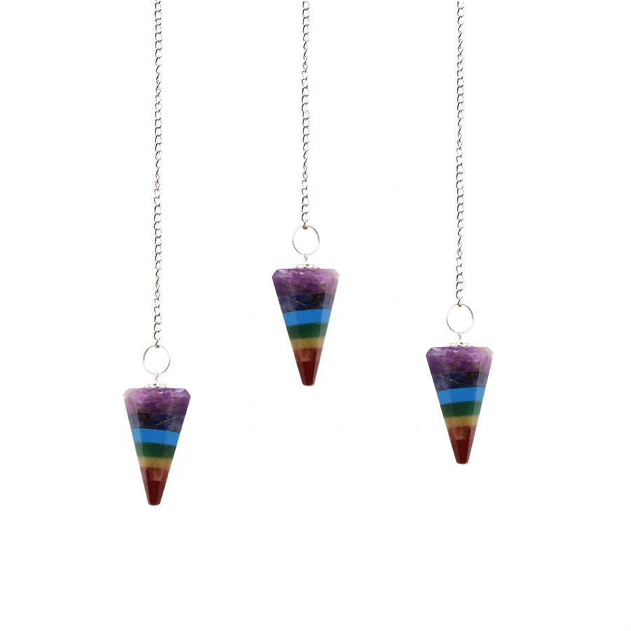 Pendule d’exception — Chakra sept pierres