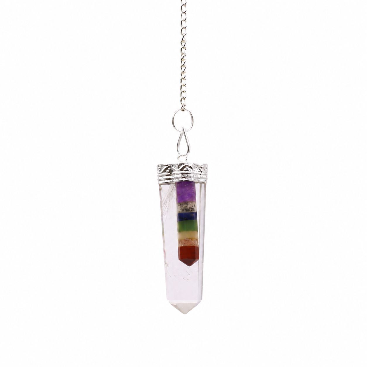 Pendule — Cristal sept chakras