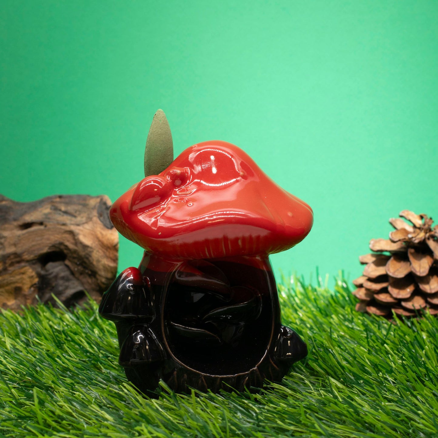 Brûleur à reflux — Grand champignon rouge