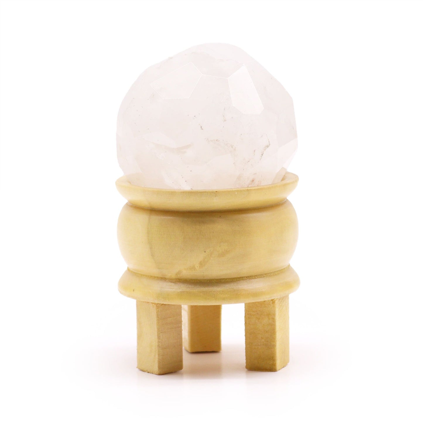 Sphère de soin sur socle — Cristal de roche