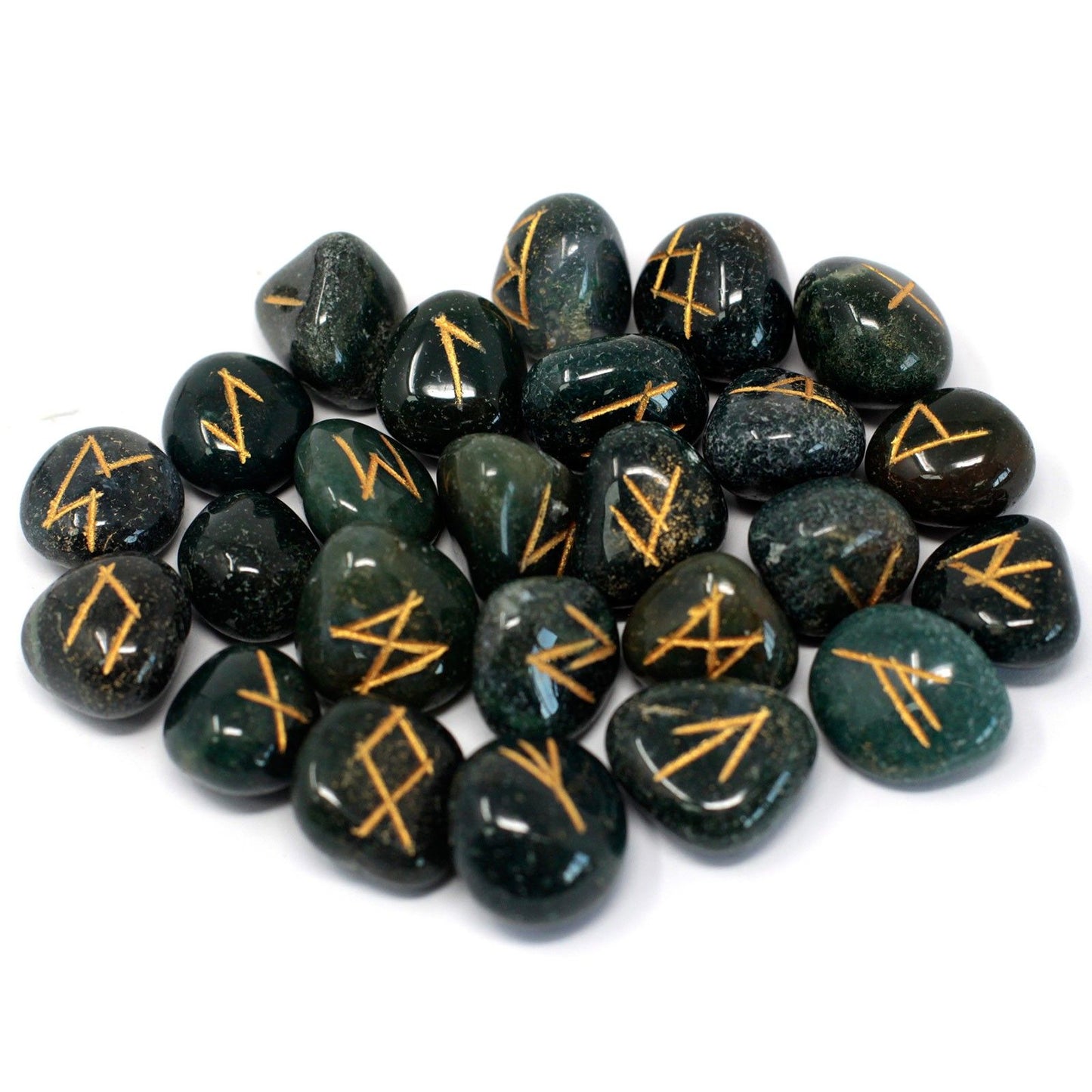 Jeu de runes de l’Inde en pochette — Héliotrope