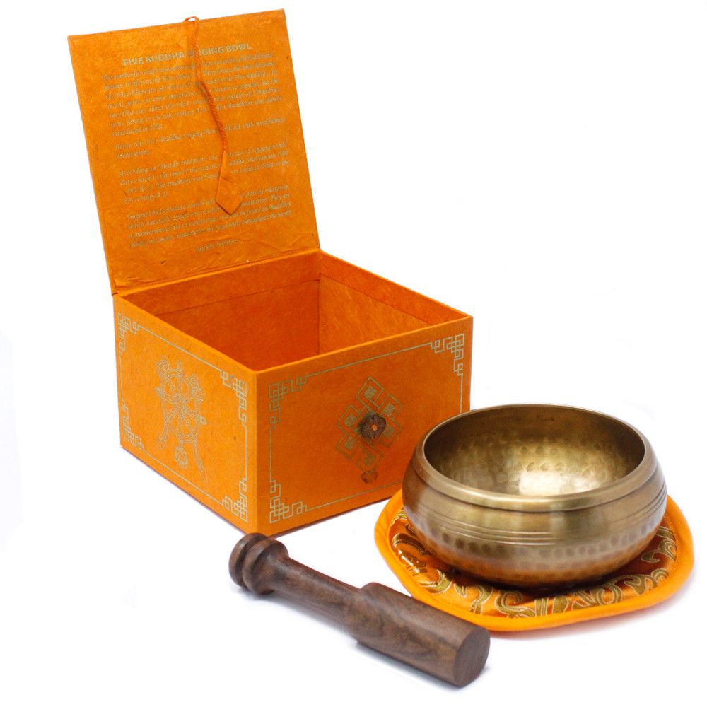 Bol chantant — Cinq Bouddha · 10cm