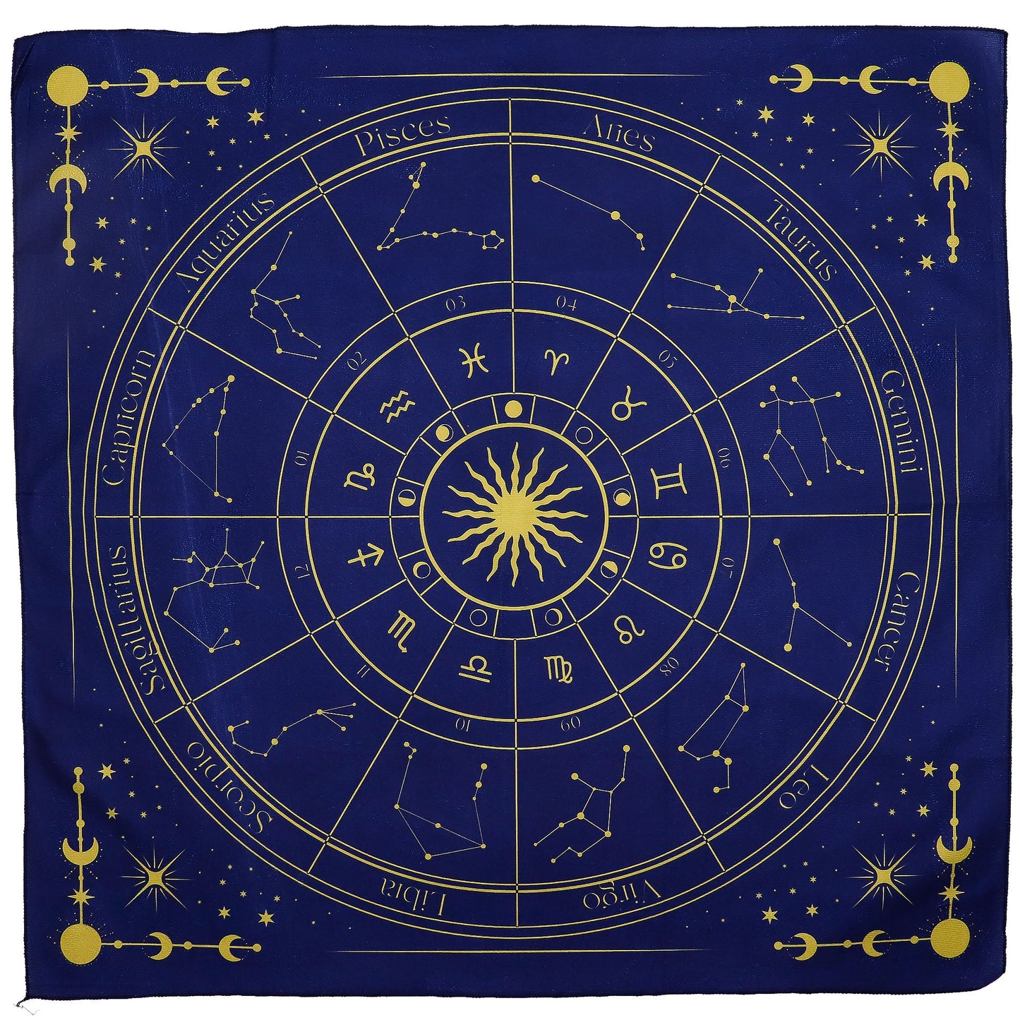 Tapis de lecture de tarot — Zodiaque