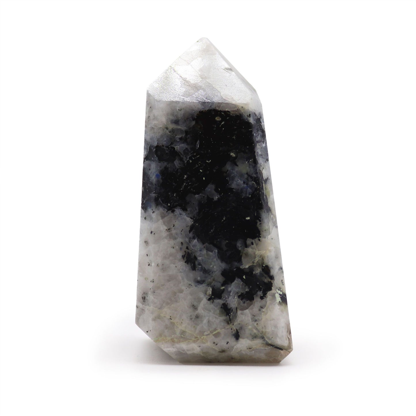 Pointe de gemme — Pierre de lune de l’Inde · 6 cm