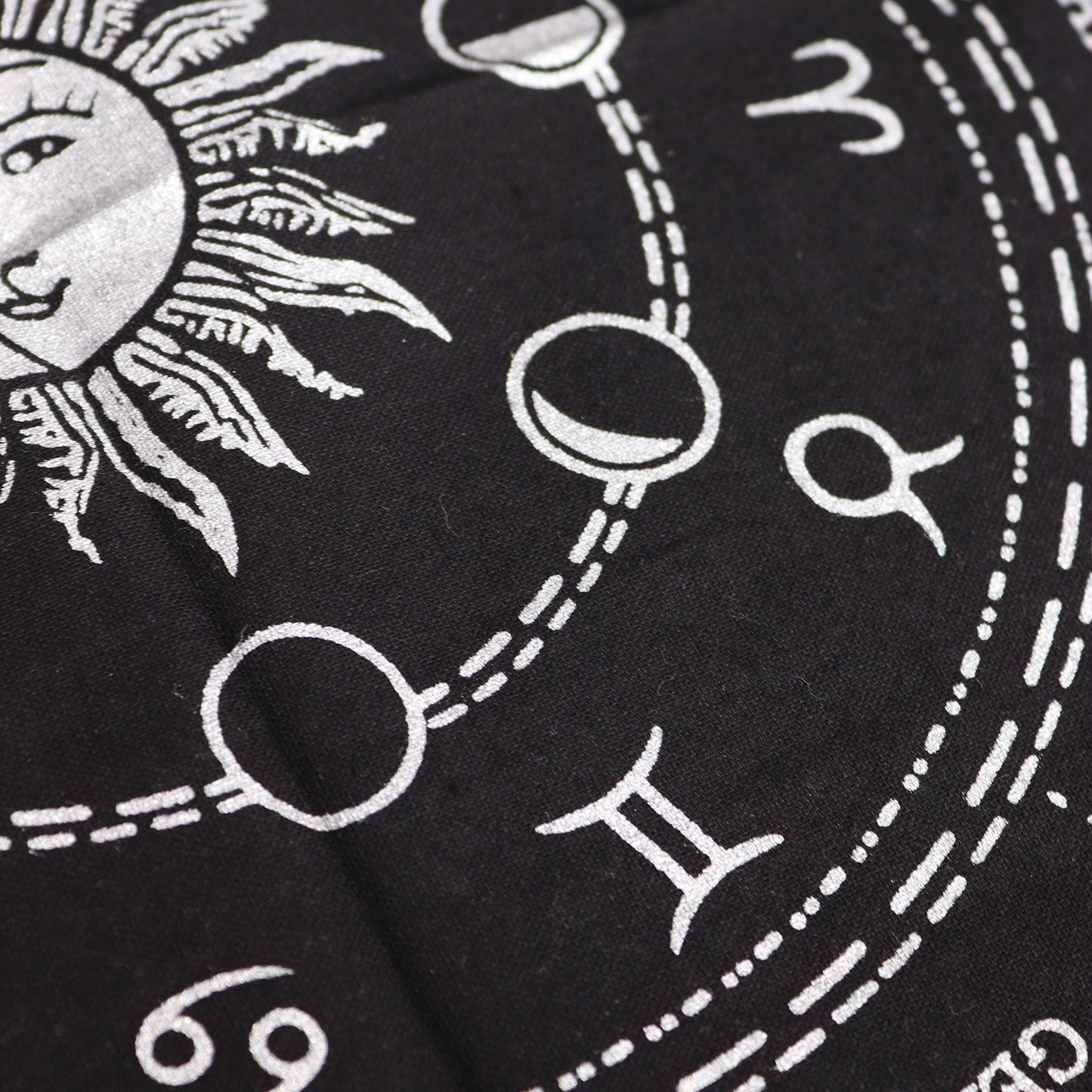 Nappe d’autel ésotérique à franges — Horoscope
