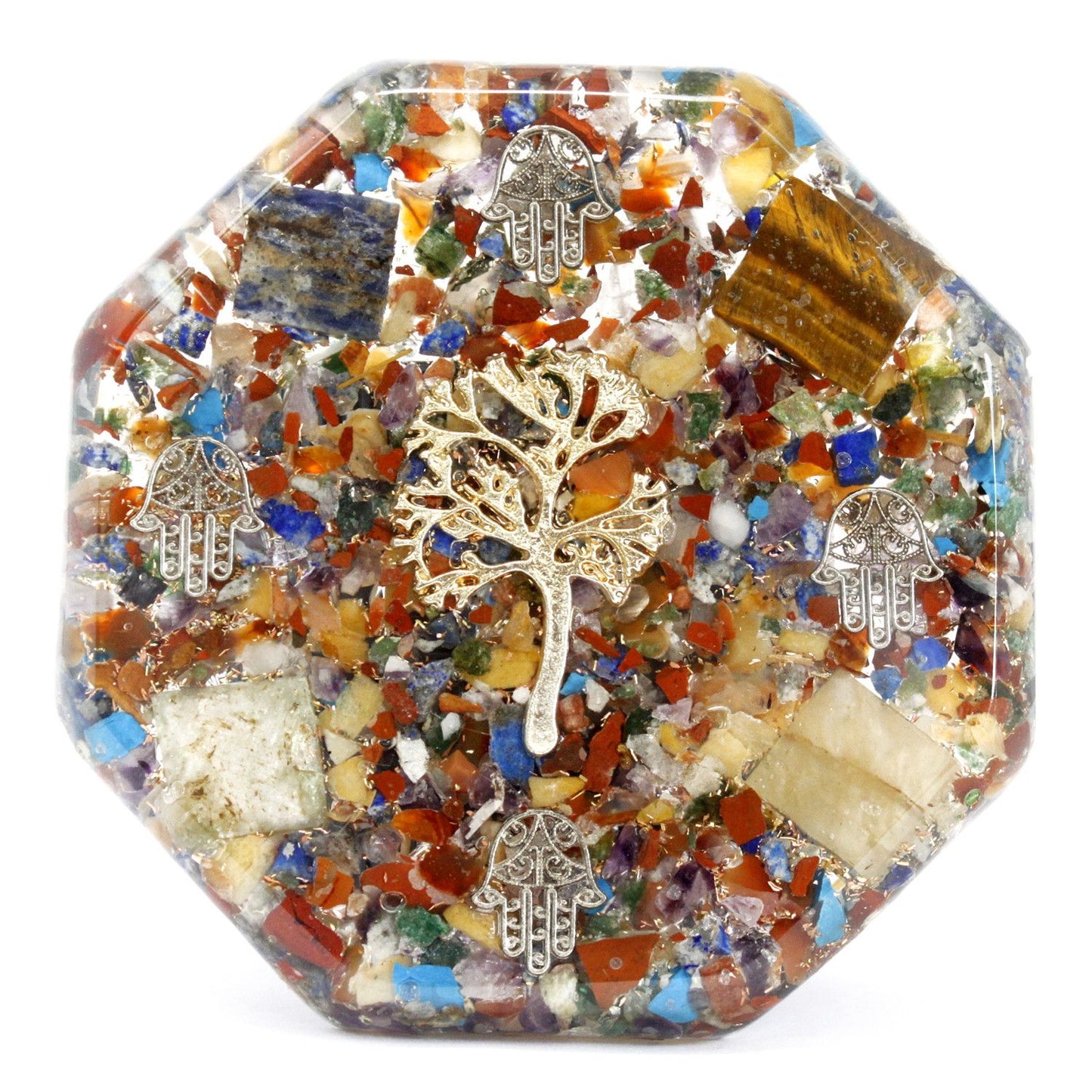 Orgonite de bureau — Arbre de vie · Grand format