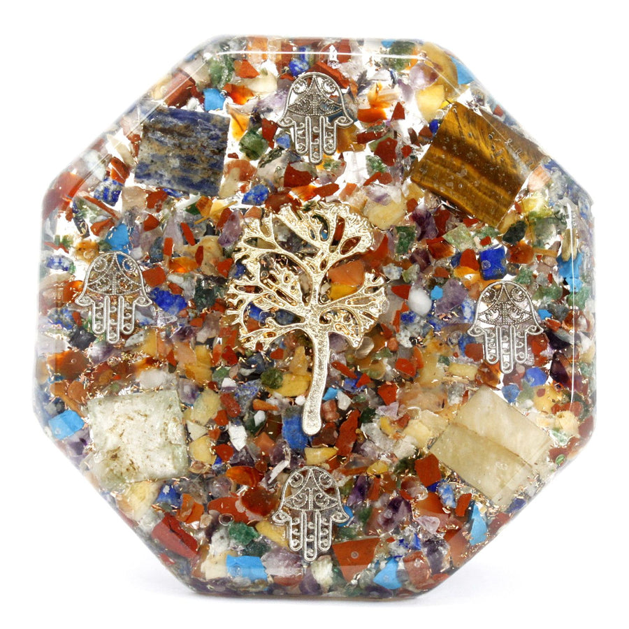Orgonite de bureau — Arbre de vie · Grand format
