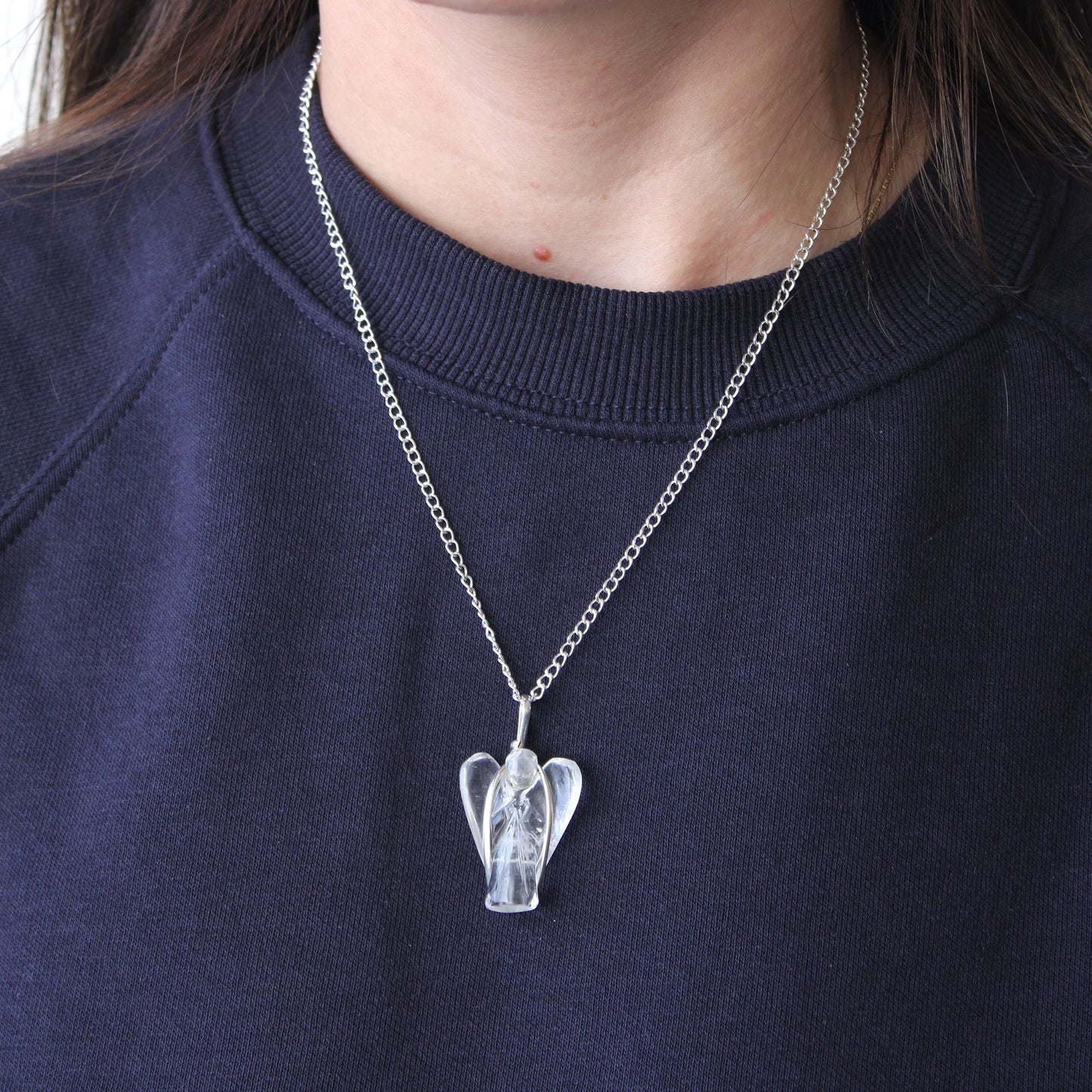 Pendentif ange gardien — Améthyste