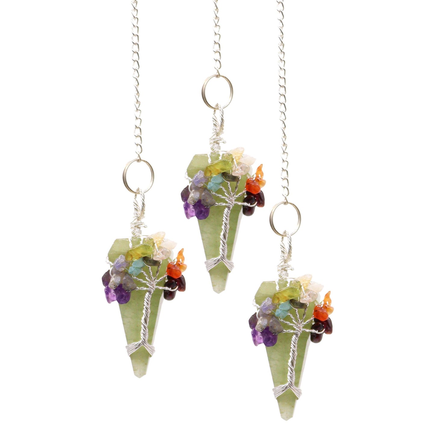 Pendule magique — Sept chakras · Aventurine