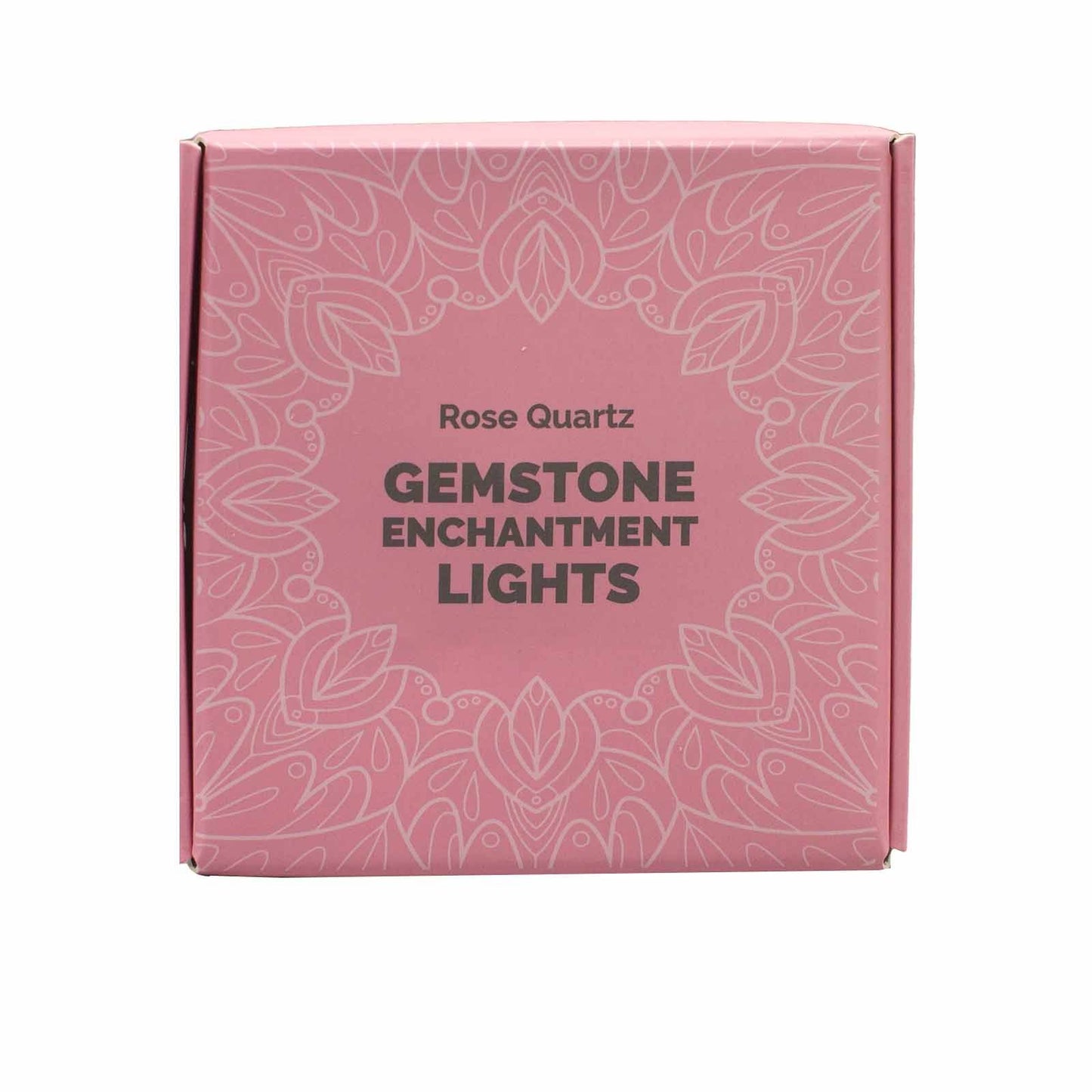 Guirlande lumineuse de gemmes — Quartz rose