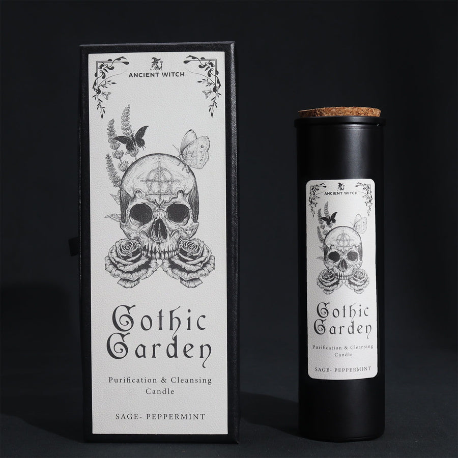 Bougies purificatrices de sorcières anciennes — Jardin gothique