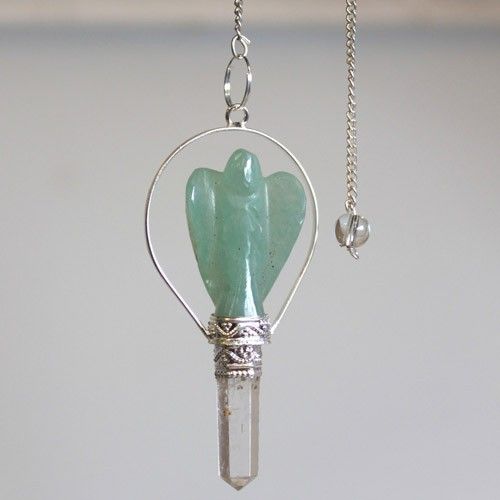 Pendule d’ange — Aventurine verte