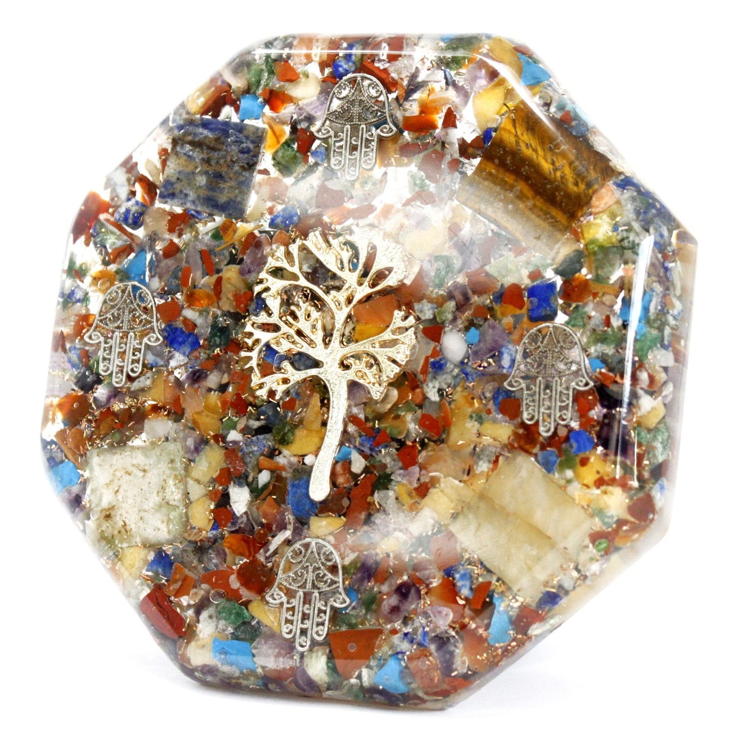 Orgonite de bureau — Arbre de vie · Grand format