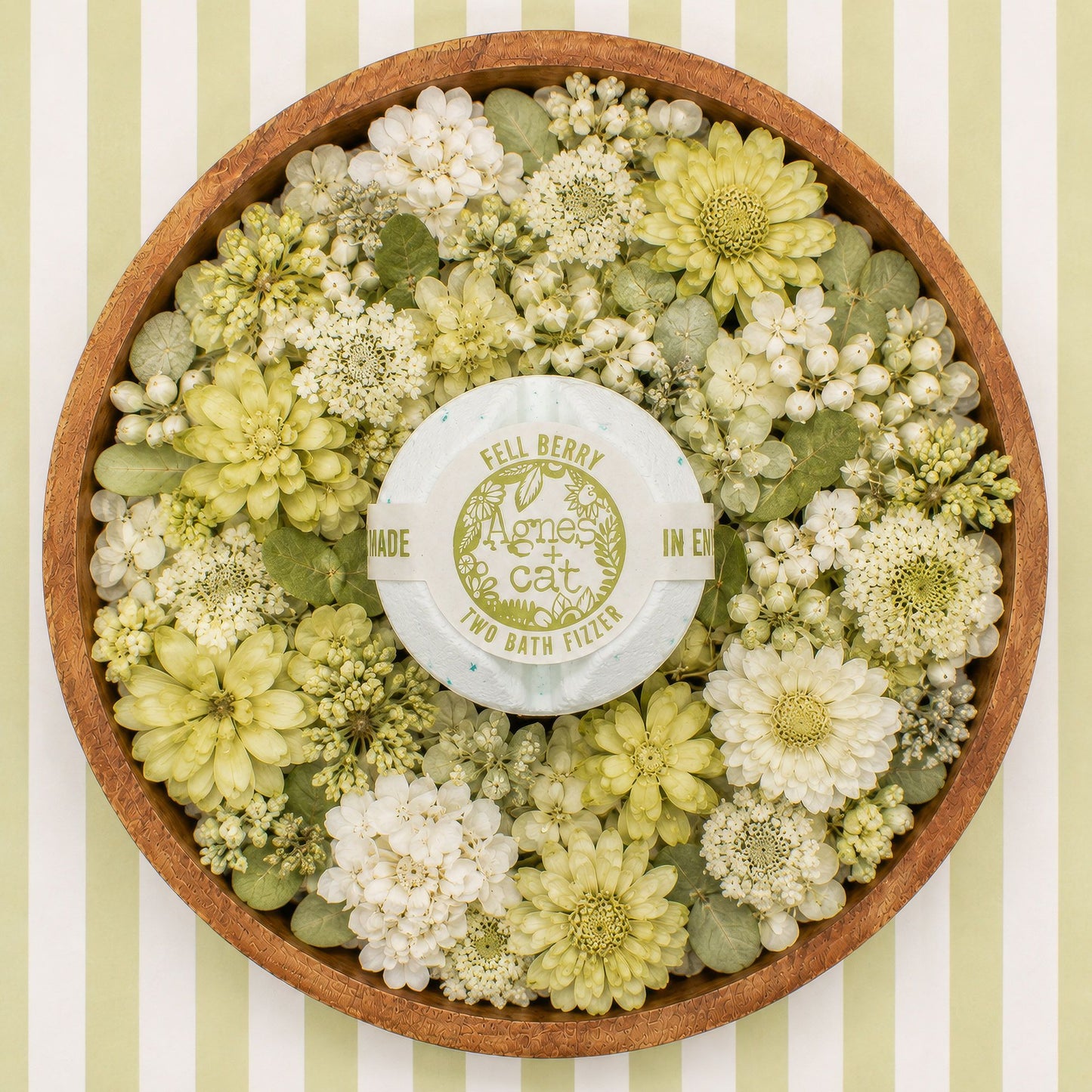 Coffret de pastilles effervescentes de bain — Fruits rouges & figue
