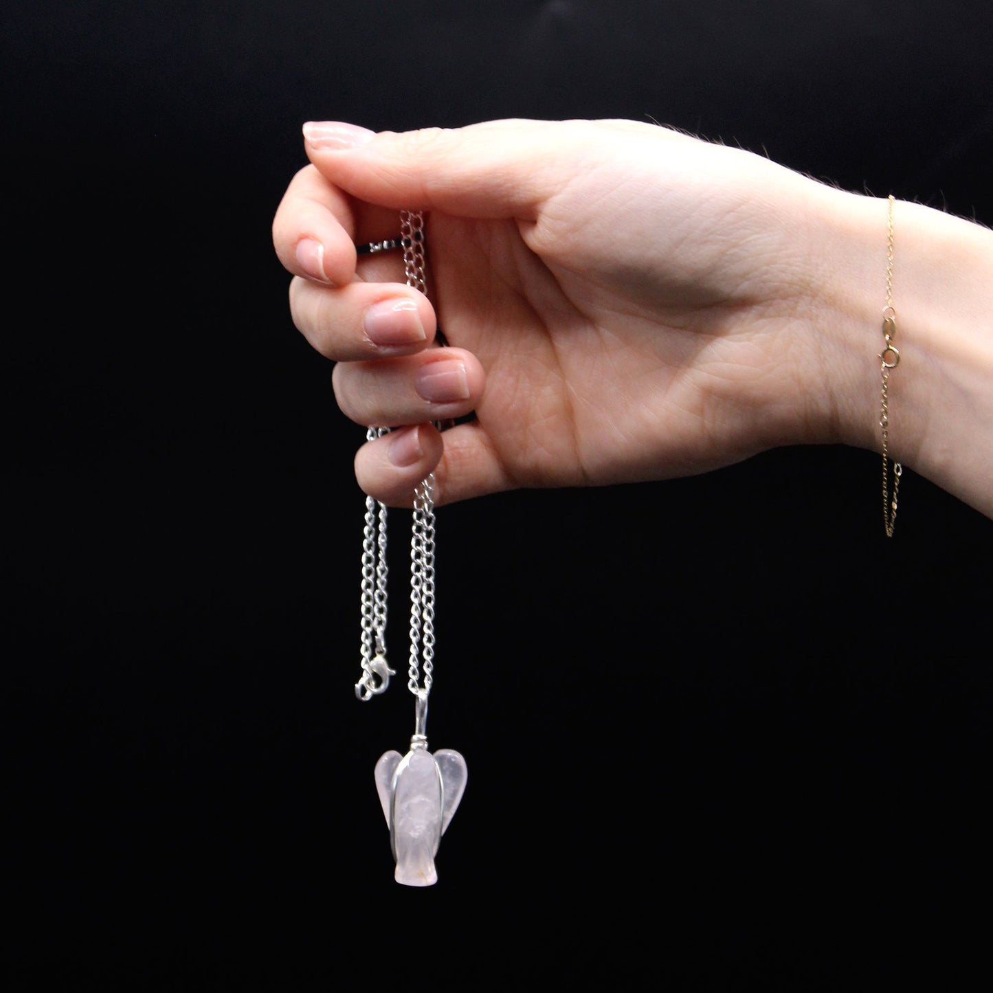 Pendentif ange gardien — Améthyste