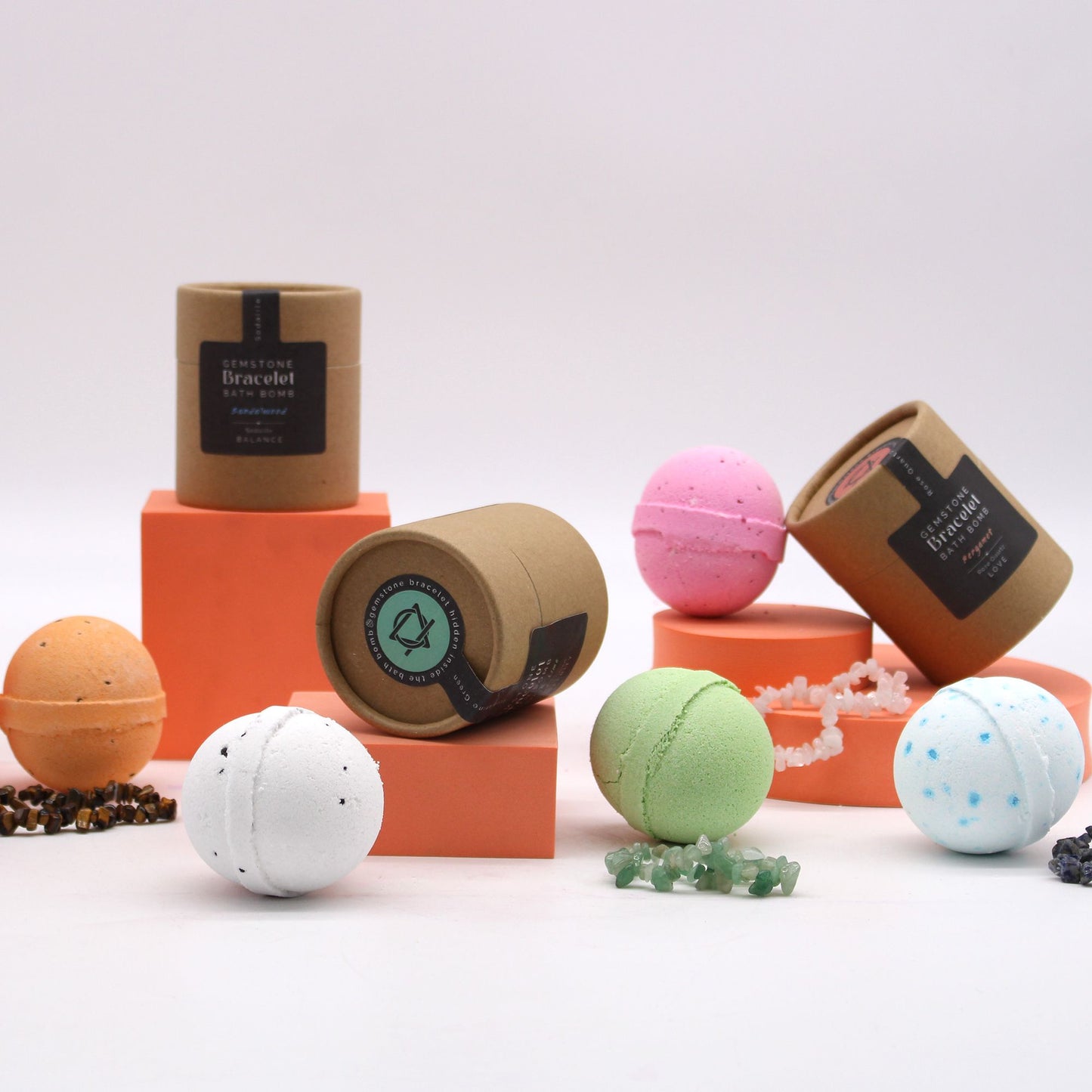 Bombe de bain à bracelet d’améthyste