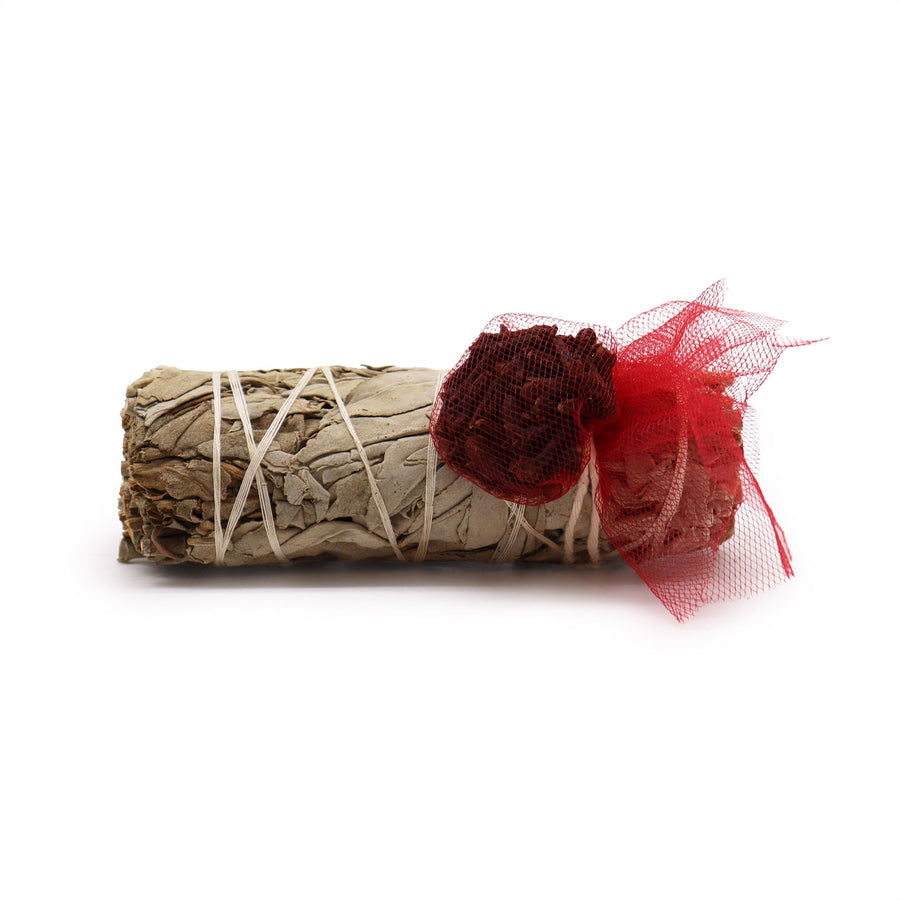 Fagot d’herbes — Sauge blanche & clou de girofle · 10cm