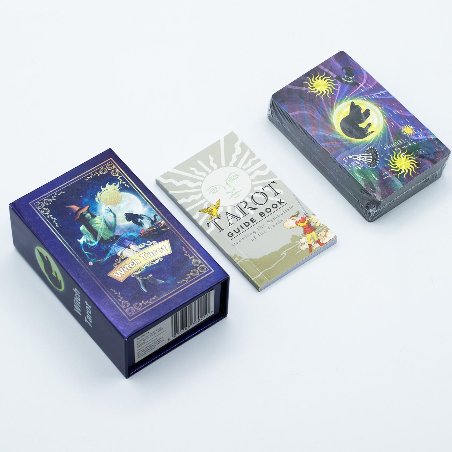 Jeu de tarot à feuille pourpre — Tarot de la sorcière