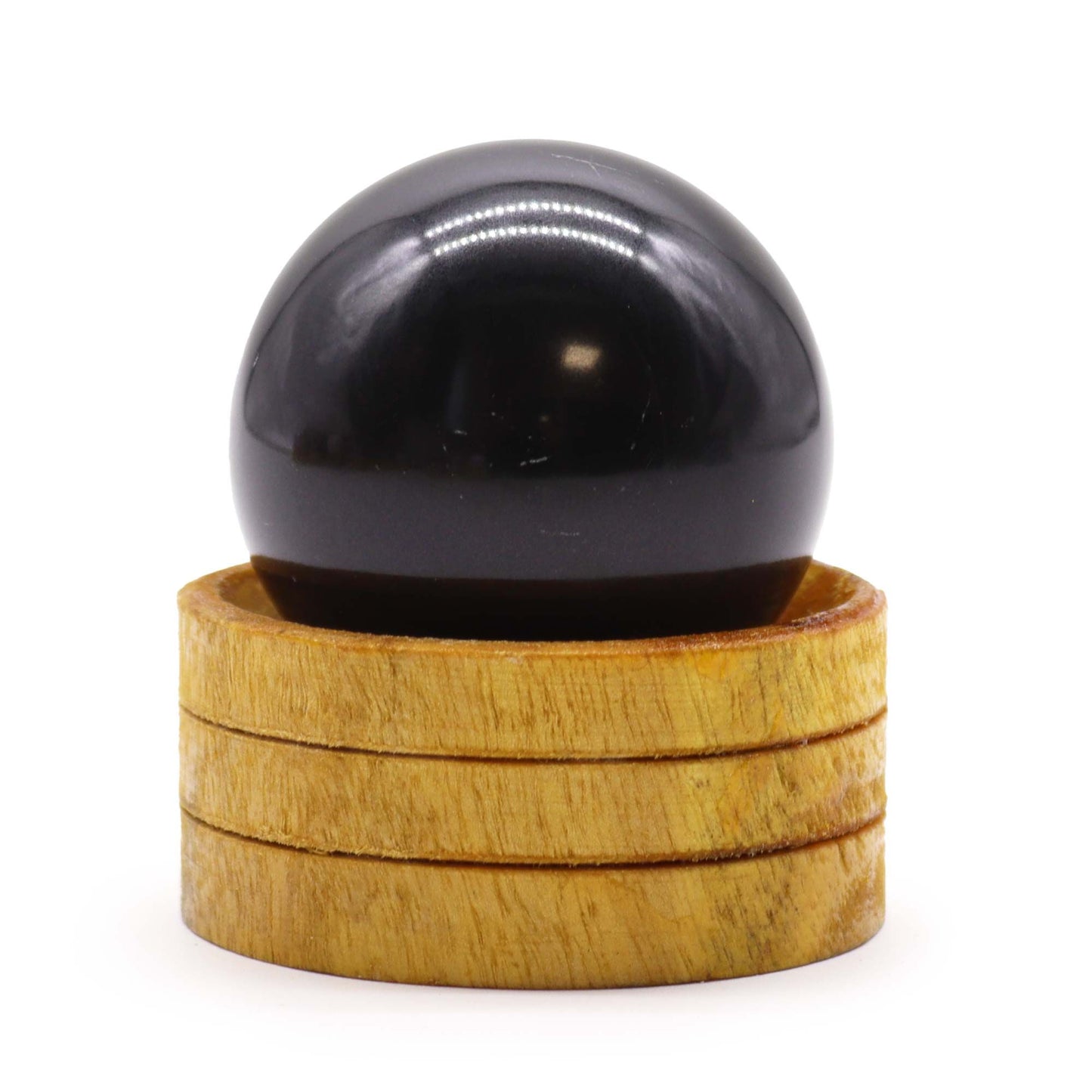 Sphère sur socle — Tourmaline · 50 mm