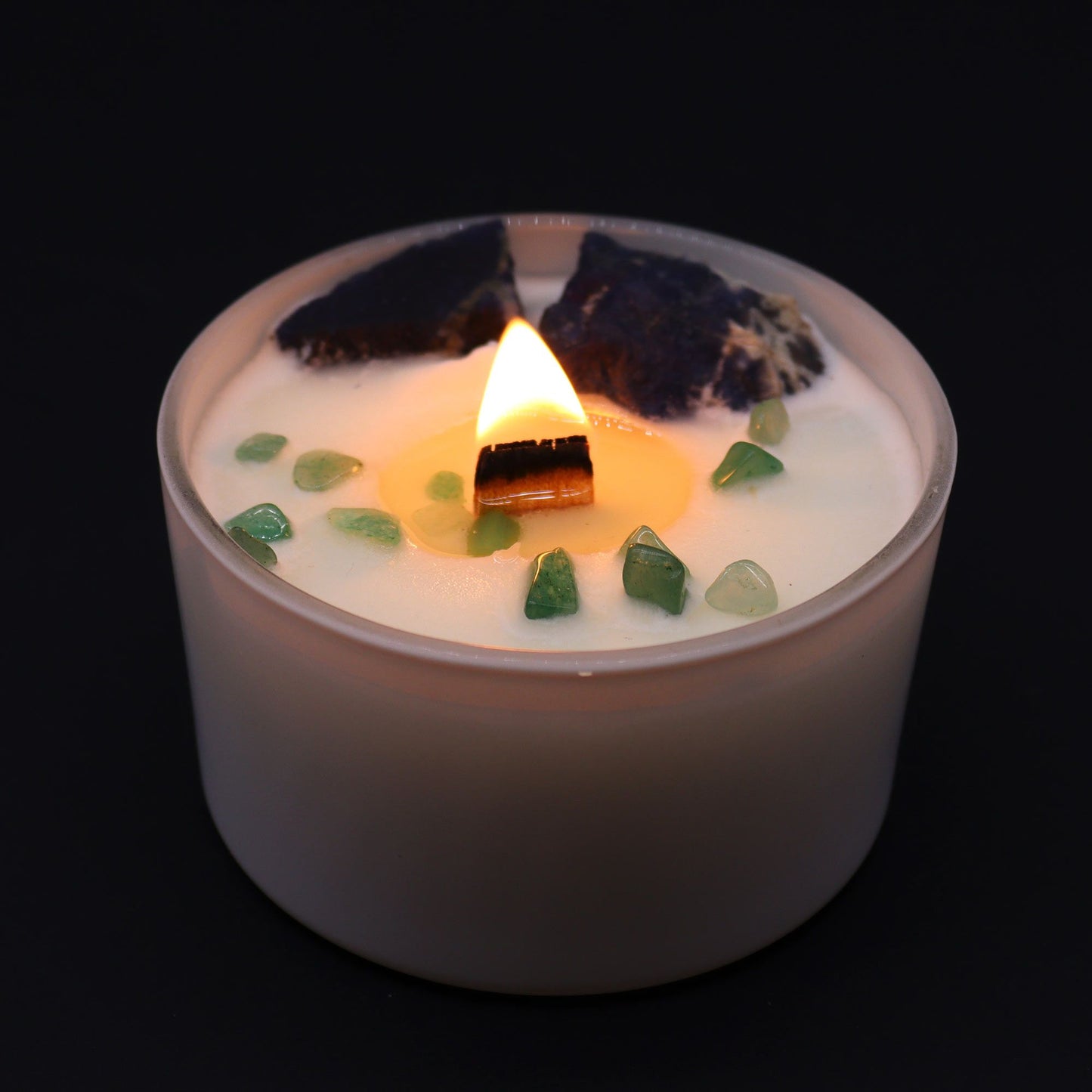 Bougies de cristal de chakra — Chakra de la gorge