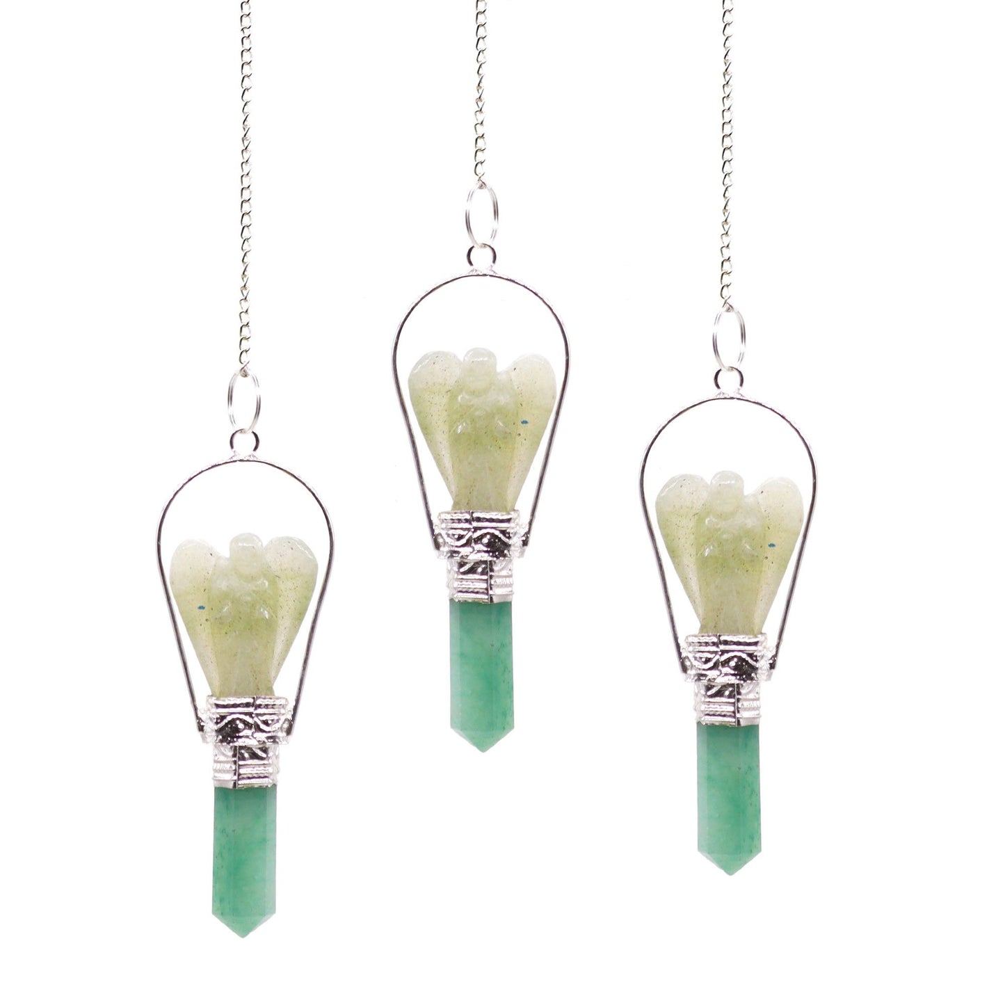 Pendule d’ange — Aventurine verte