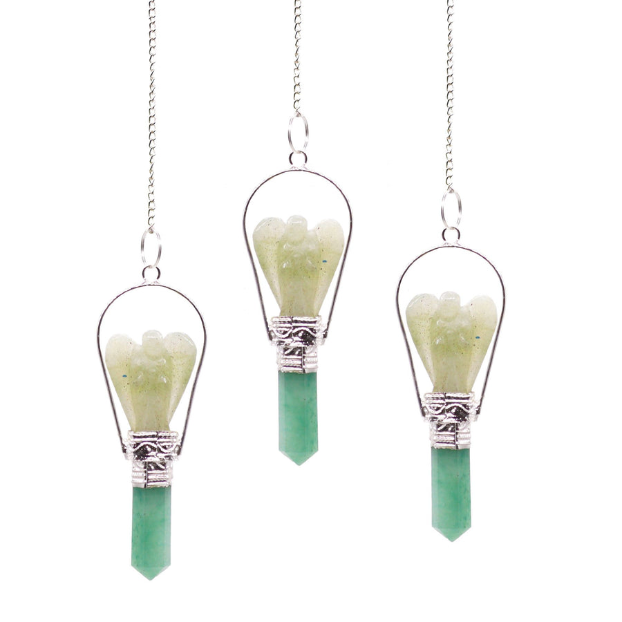 Pendule d’ange — Aventurine verte
